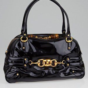 Gucci Wave Boston Bag in Patent Leather - Excellent condition - Free shipping!